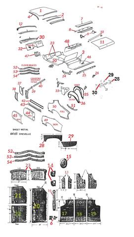 1965 chevelle sheet metal parts|chevelle parts catalog.